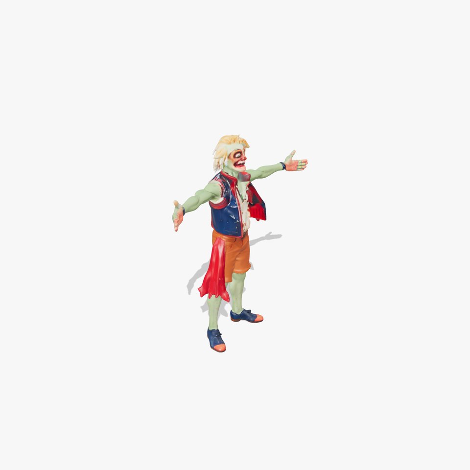 Quirky Zombie Character model pack